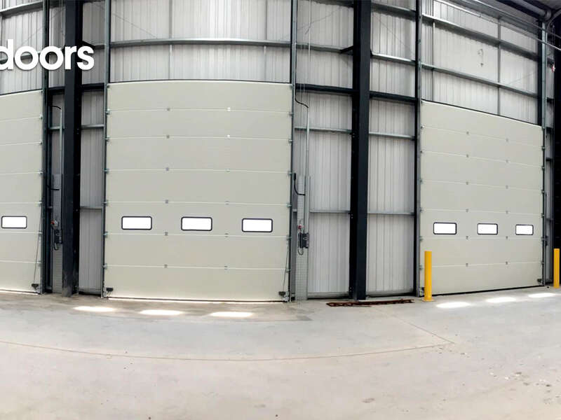 Hörmann Industrial SPU F42 Sectional Garage Door - Internal View