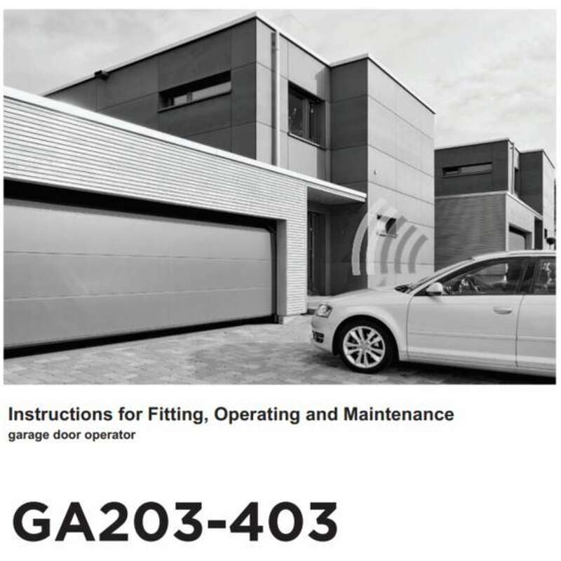 GA203-403 Motor Manual