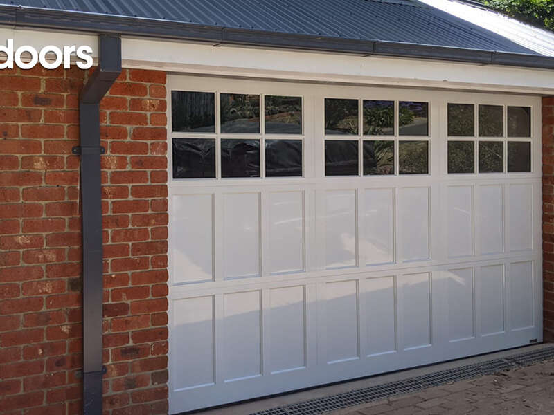 4Ddoors Hamptons Sectional Garage Door - Style I206S in White